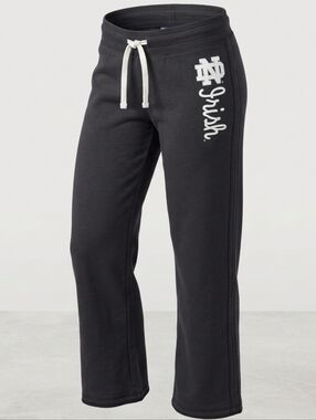 Campus Crew Elastic Waist Women's Grey Cotton Sweatpants Size XL